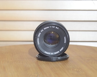 Canon FD 50mm f/1.8 SC (bl) Prime Lens, Vintage FD