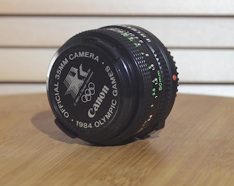 Canon FDn 50mm f/1.8 Prime Lens, Vintage FD (Olympic Edition)