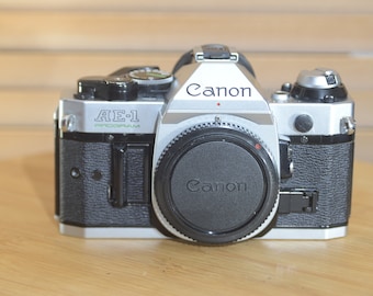 Vintage Canon AE-1 Program 50mm F/1.8 Kit Lens Film SLR