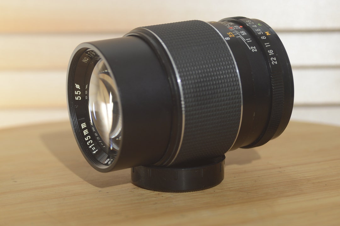Optimax 135mm F2.8 M42 Fit Lens. Fantastic Lens With Clear and