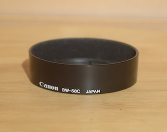 Vintage Canon zonnekap BW-58C.
