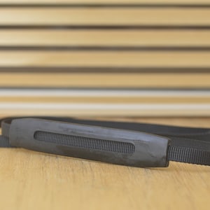 Black Camera Strap. A lovely addition to your vintage set up.