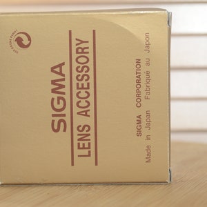 Boxed Sigma 72mm Close Up filter in Original case. Perfect for Macro.