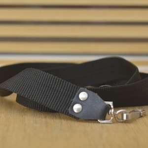 Black Camera Strap. A lovely addition to your vintage set up.