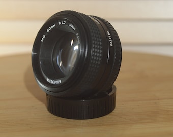 Chinon Minolta MD 50mm f1.7 lens. Fantastic Standard lens for your Minolta