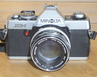 Vintage Minolta SRT 101 35mm SLR Film Manual Camera W/ 58mm 1.4