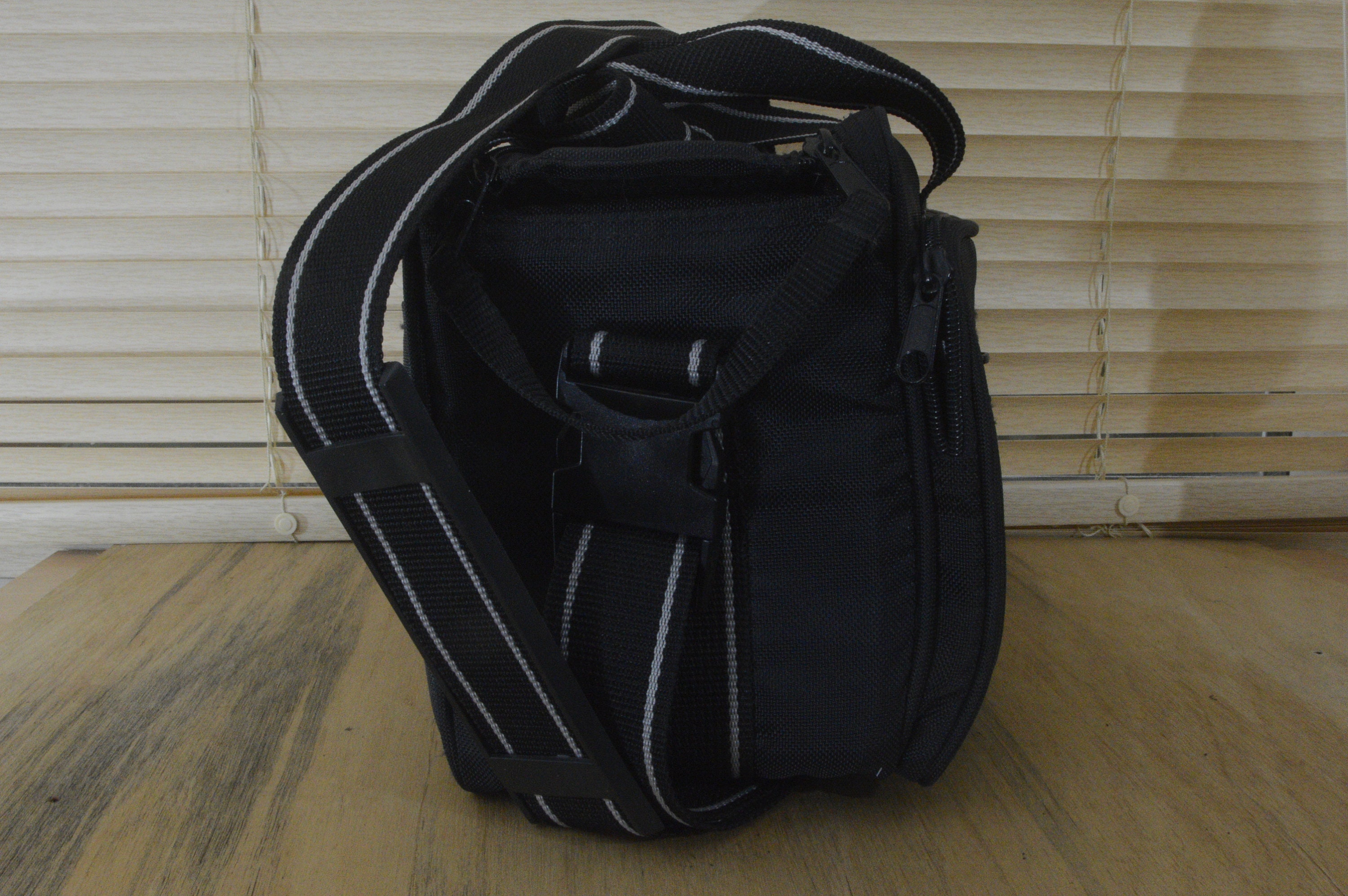 Vintage Minolta Medium Black Padded Camera Bag. Perfect for Etsy