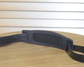 Vintage Sony Black Leather Skinny Belt - Etsy display picture 2