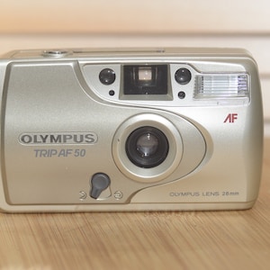 Vintage Olympus Trip AF 50 35mm compact camera. Great Point and Shoot.