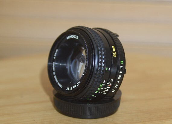 Vintage Minolta MD 50mm F1.7 Lens, Rokkor Optics - Etsy