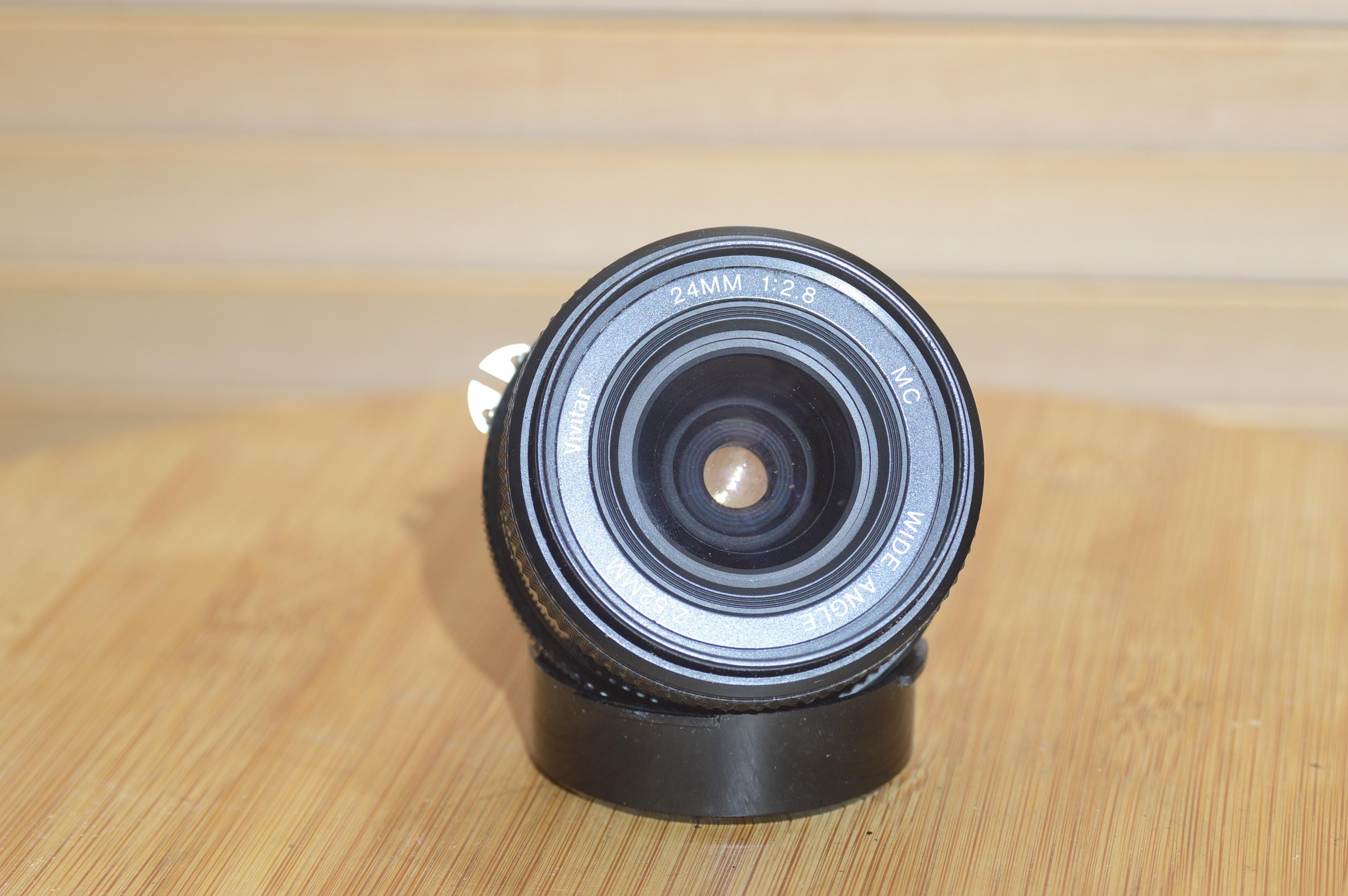 Vivitar 28mm f2.8 MC Wide-Angle manual focus Pentax P/K-A mount lens