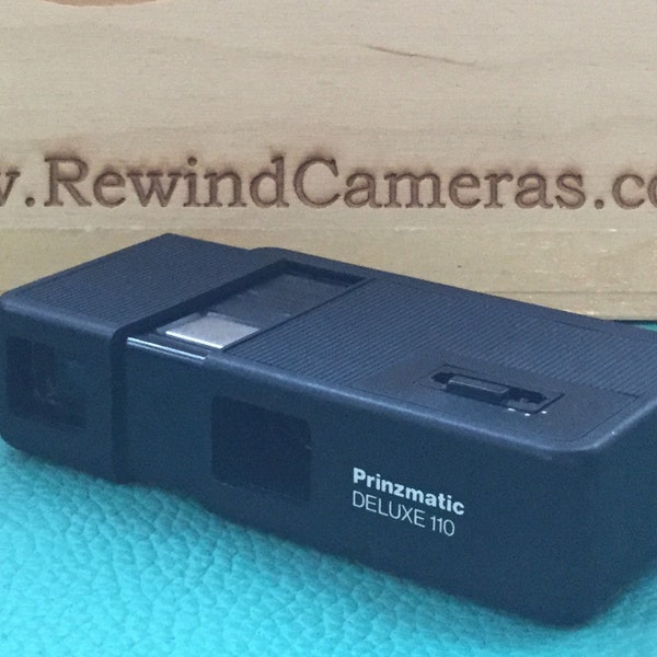 Super cute and rare Prinzmatic Deluxe 110 Spy camera. A great addition to your family of cameras and collectibles. Go Go Gadget Spy Camera!