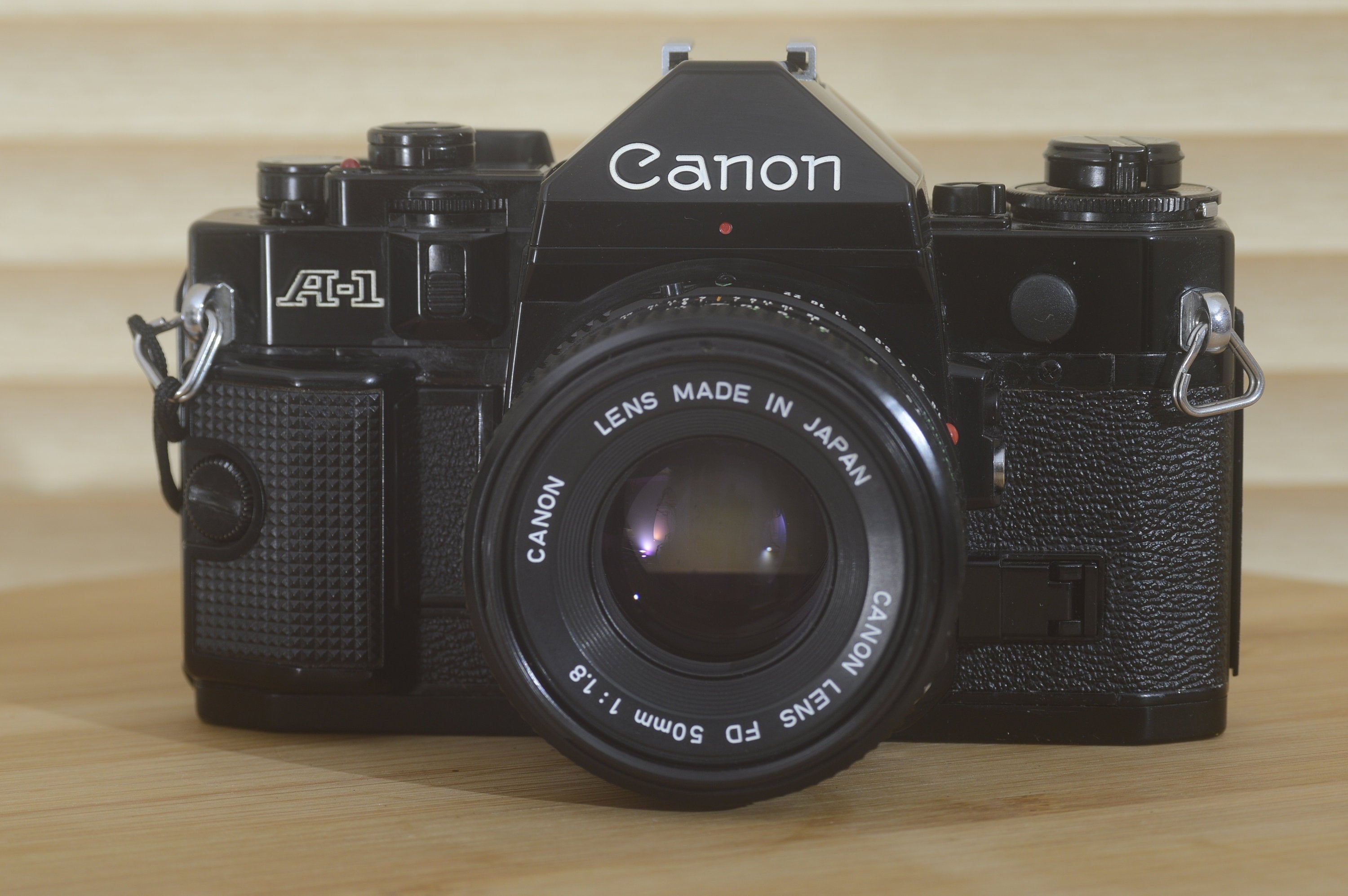 CANON A-1 A1 35mm Film Camera and Camera FD 28mm f2.8 Lens