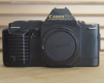 Vintage Canon T70 35mm SLR Film Camera, Tested