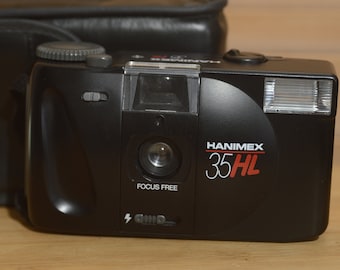 Hanimex 35HL 35mm Compact Camera. Super cute vintage point and shoot.