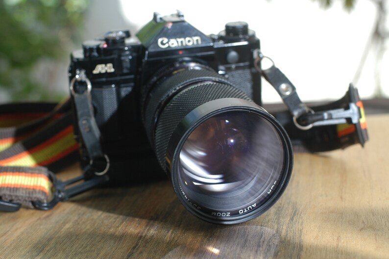 Canon A1 & 35140mm Lens With Motordrive. Truly Beautiful Etsy