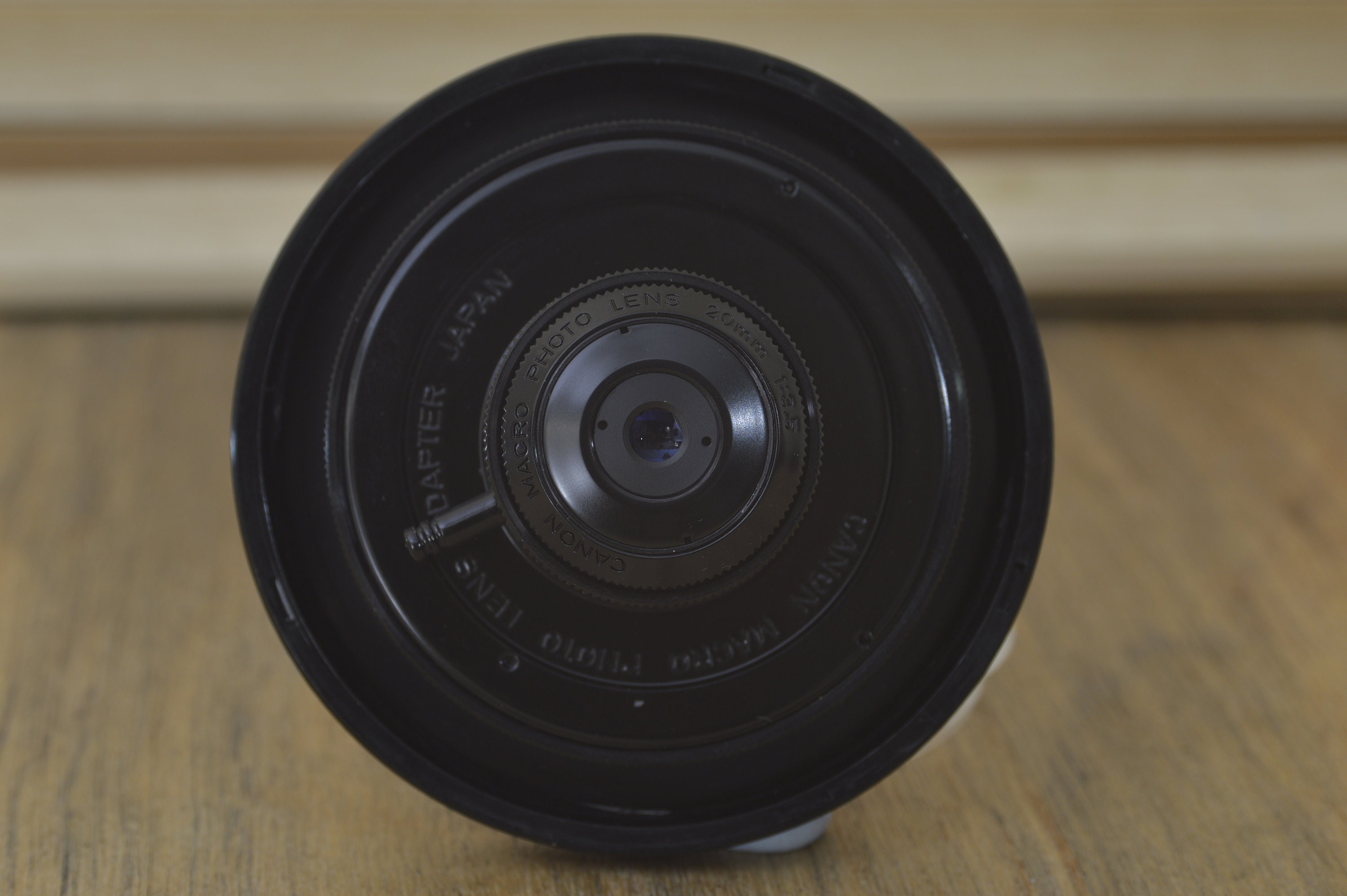 Canon Macro Photo 20mm F3.5 Lens With Case! Mint Condition