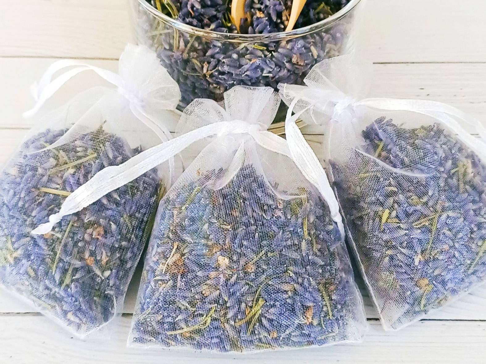 organic lavender sachets bridal showers wedding favours