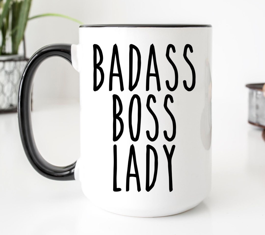 Badass Boss Lady Mug, Gift for Boss Lady, Girl Boss Mug, Boss Babe Mug