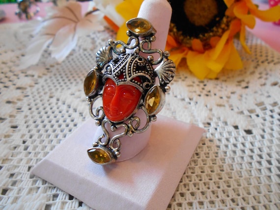 Beautiful Ring-Bling-Classy-Statement-Goddess Cit… - image 4