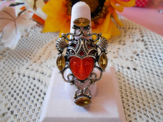 Beautiful Ring-Bling-Classy-Statement-Goddess Cit… - image 2