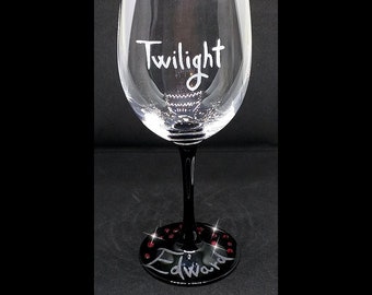 Ha un sapore... buono! Calice da vino Edward di Twilight con cristalli Swarovski - ispirato a Twilight