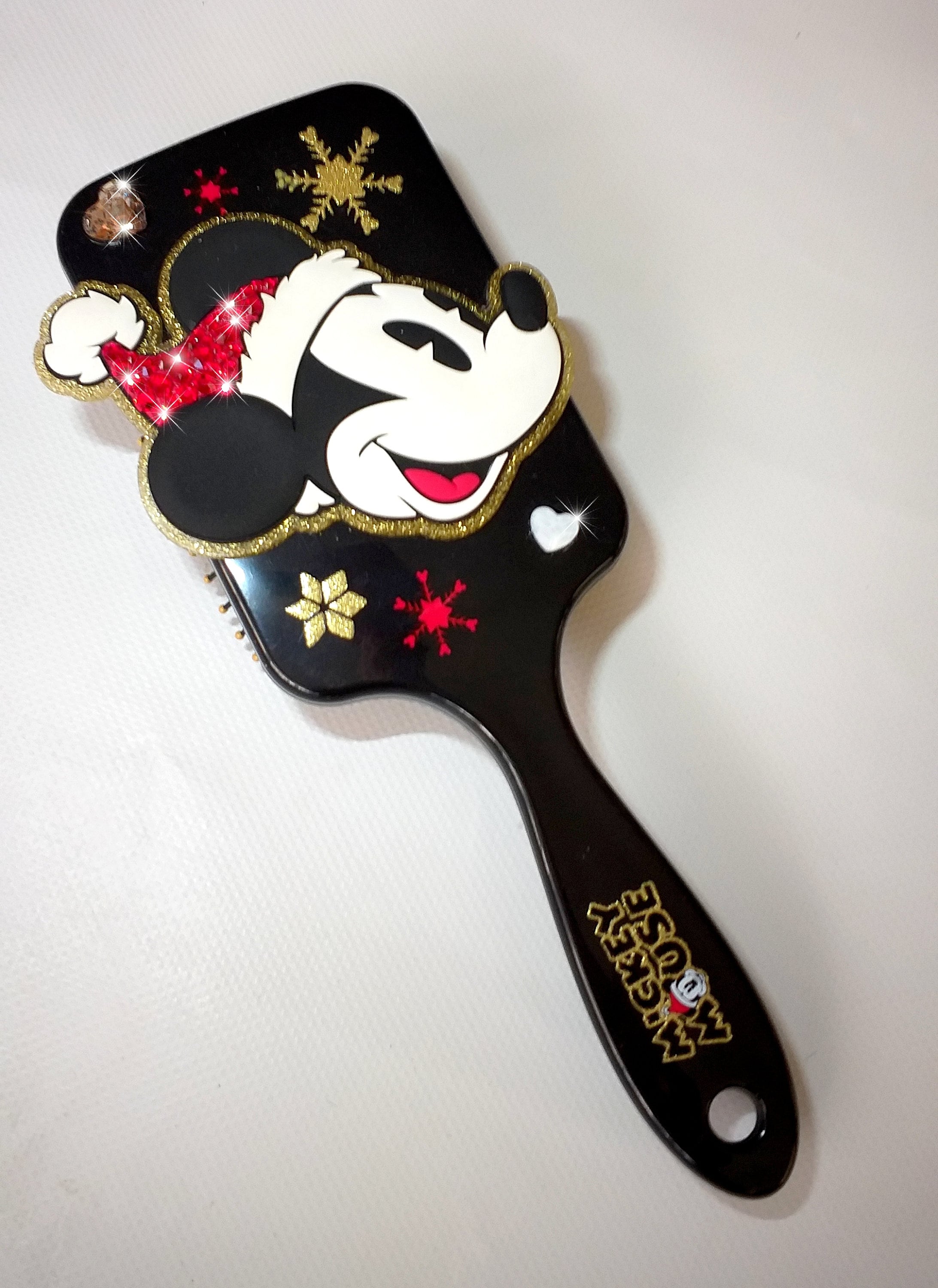 Mickey Mouse HAIRBRUSH / BRUSH COMB With Swarovski Crystals