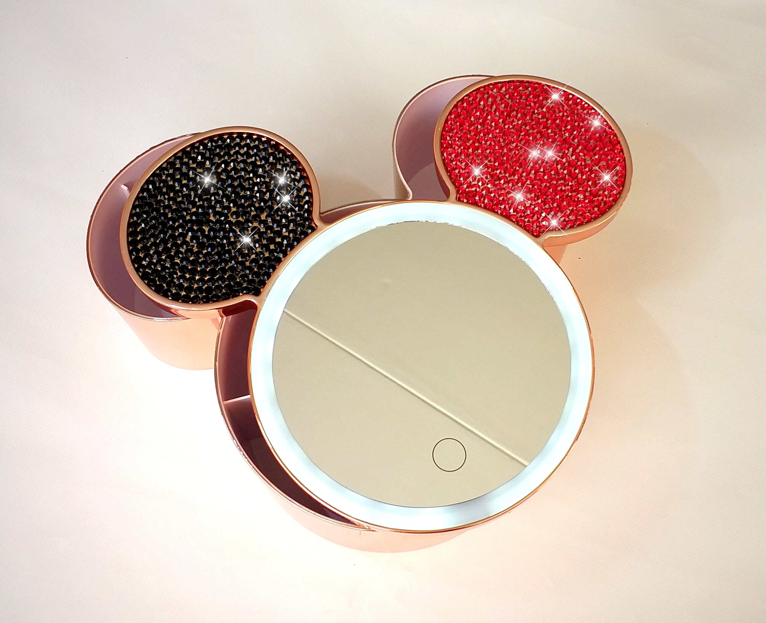Team Mickey or Minnie Mouse? Light up Mirror Cosmetic Make-up