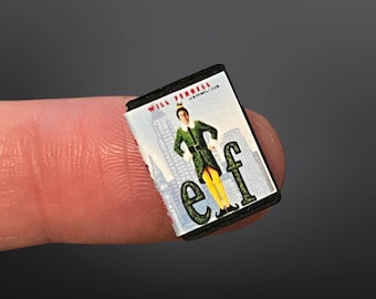 Dollhouse movie- 1:12th scale- dollhouse furniture- miniatures- dollhouse dvd- miniature dvd- dollhouse accessory- tiny dvd- dollhouse