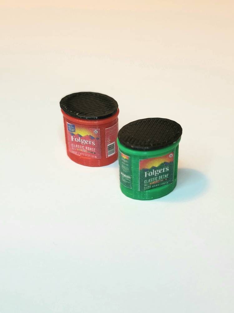 Dollhouse coffee- 1:12th scale- dollhouse miniature- miniature coffee- tiny coffee- dollhouse kitchen- dollhouse furniture- miniatures