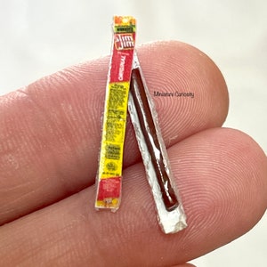 Dollhouse snack stick- 1:12th scale- dollhouse kitchen- miniature snack- dollhouse beef- miniature beef- miniatures- dollhouse food- tiny