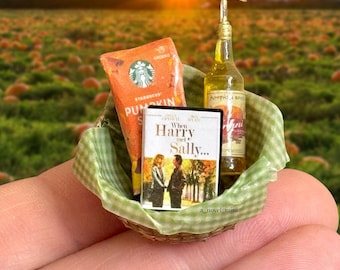 Dollhouse coffee set- 1:12th scale- dollhouse kitchen- dollhouse furniture- dollhouse dvd- miniature coffee- miniatures- miniature syrup