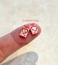 Dollhouse valentine- dollhouse candy- 1:12th scale- dollhouse furniture- miniature valentine- miniature candy- miniatures- tiny candy