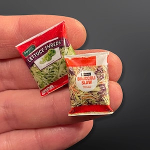 Dollhouse salad- 1:12th scale- dollhouse kitchen- dollhouse furniture- dollhouse food- miniature salad- tiny food- miniature