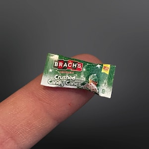 Dollhouse peppermint- dollhouse furniture- dollhouse kitchen- miniature peppermint - tiny food- dollhouse grocery- miniatures -mini candy