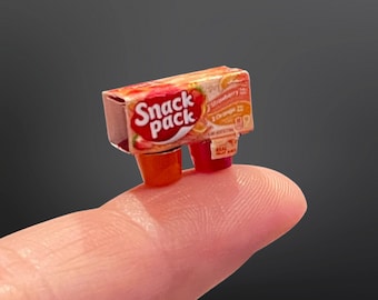 Dollhouse jello set- 1:12th scale- dollhouse furniture- dollhouse kitchen- miniature jello- miniature grocery- dollhouse grocery- tiny