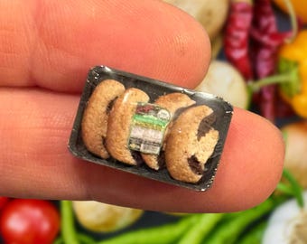 Poppenhuispaddestoelen-1:12e schaal- poppenhuiskeuken- poppenhuismeubels-miniaturen- klein eten- poppenhuiskruidenier- miniatuurkruidenier