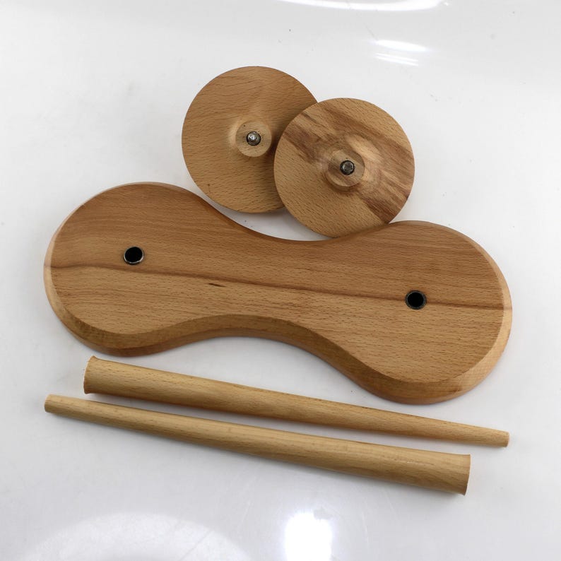 Crochet Spindle Rack Wooden Whirling Yarn Holder: Knitting & Crochet Spindle Winder - Etsy