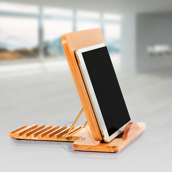 Wooden Ergonomic Laptop Stand, Tablet Riser | Online Working | Online Classes | Plastic-Free | Wooden Tablet Stand | Ergonomic Stand