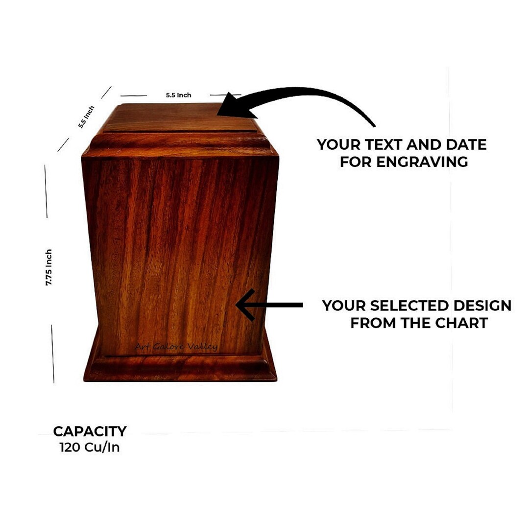 Wooden Urn Tree of Life Human Urn Biodegradable Urns for Human Etsy