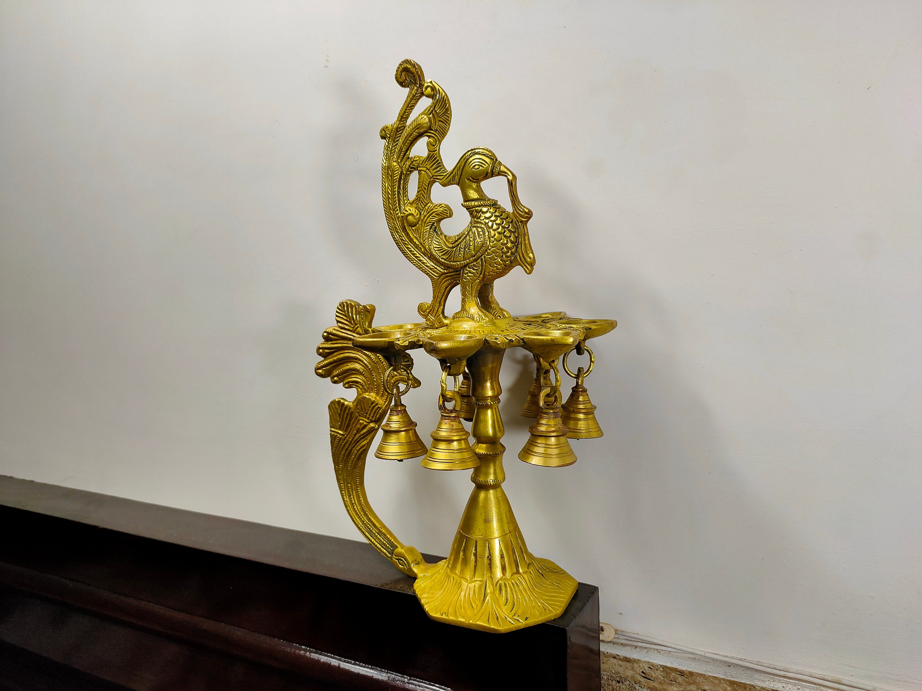 Vintage Life Inc. Brass Peacock Deepak Stand Brass Peacock Etsy