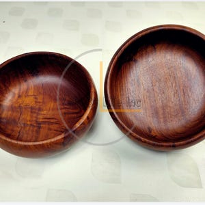 Handmade Sheesham Wooden Bowl Set with Spoons – Eco-Friendly Rustic Salad, Soup & Serving Bowls | Perfect Vegan Kitchen Gift