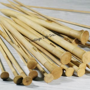 Single Pointed Knitting Needles – Handmade Rosewood/Maple Set (26 PCs) | 12-Inch Wooden Pins | Biodegradable, Gifts for Her, Mom & Grandma