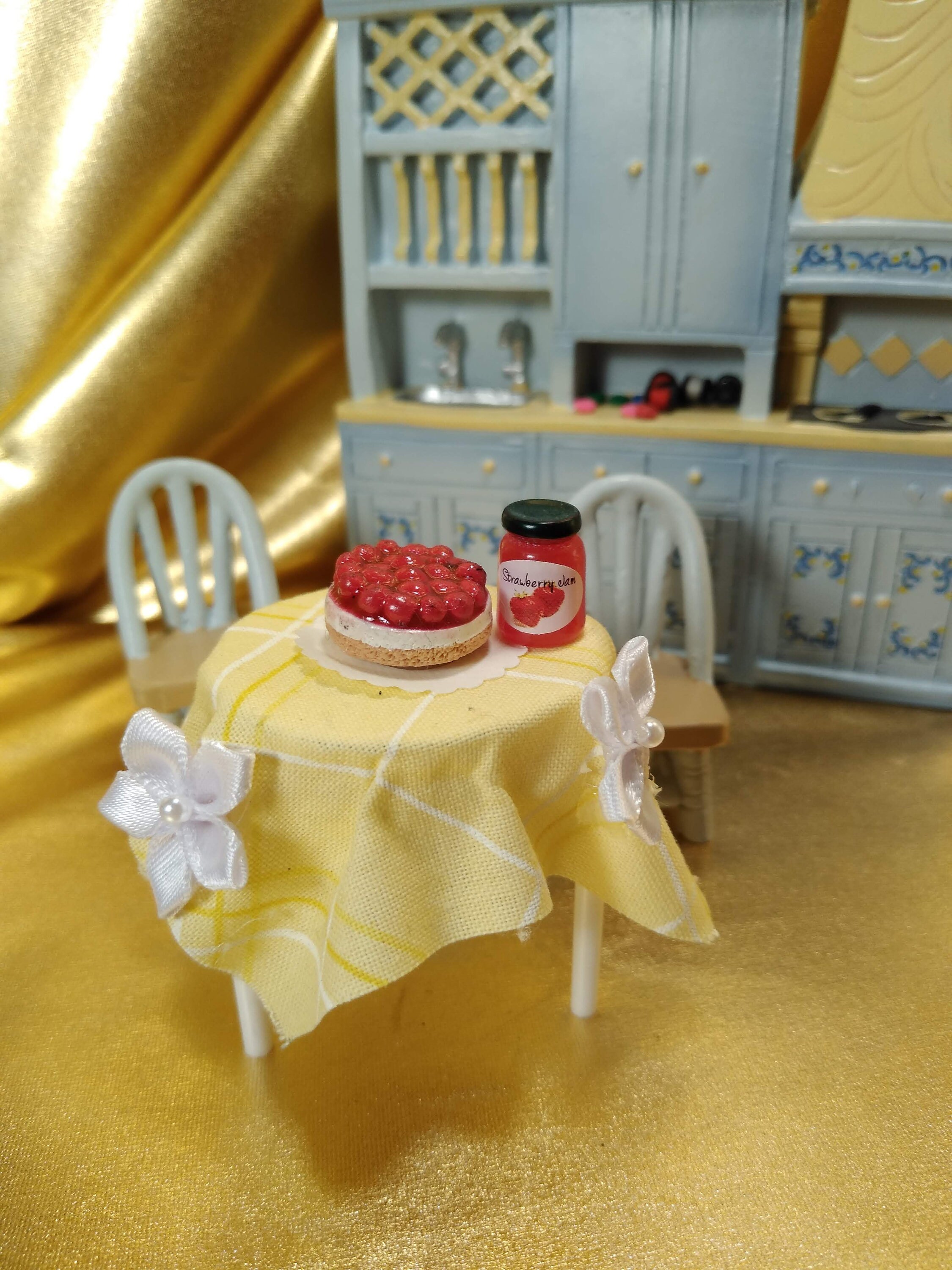 2 Miniature Side Tables Miniature Table Dollhouse Etsy