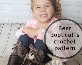 Boot Toppers, Boot Cuffs Crochet Pattern, Animal Boot Cuffs, boot toppers for girls, boot cuffs for girls