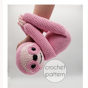 PATTERN: crochet sloth pattern, sloth amigurumi pattern, amigurumi animal pattern, sloth pattern
