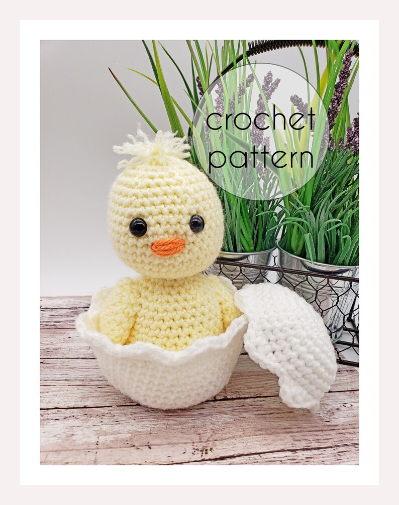 PATTERN Baby Chick Crochet Pattern Amigurumi Chick Pattern Etsy Canada