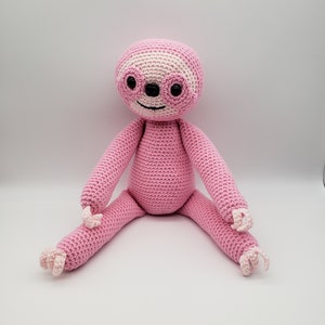 PATTERN: crochet sloth pattern, sloth amigurumi pattern, amigurumi animal pattern, sloth pattern image 6