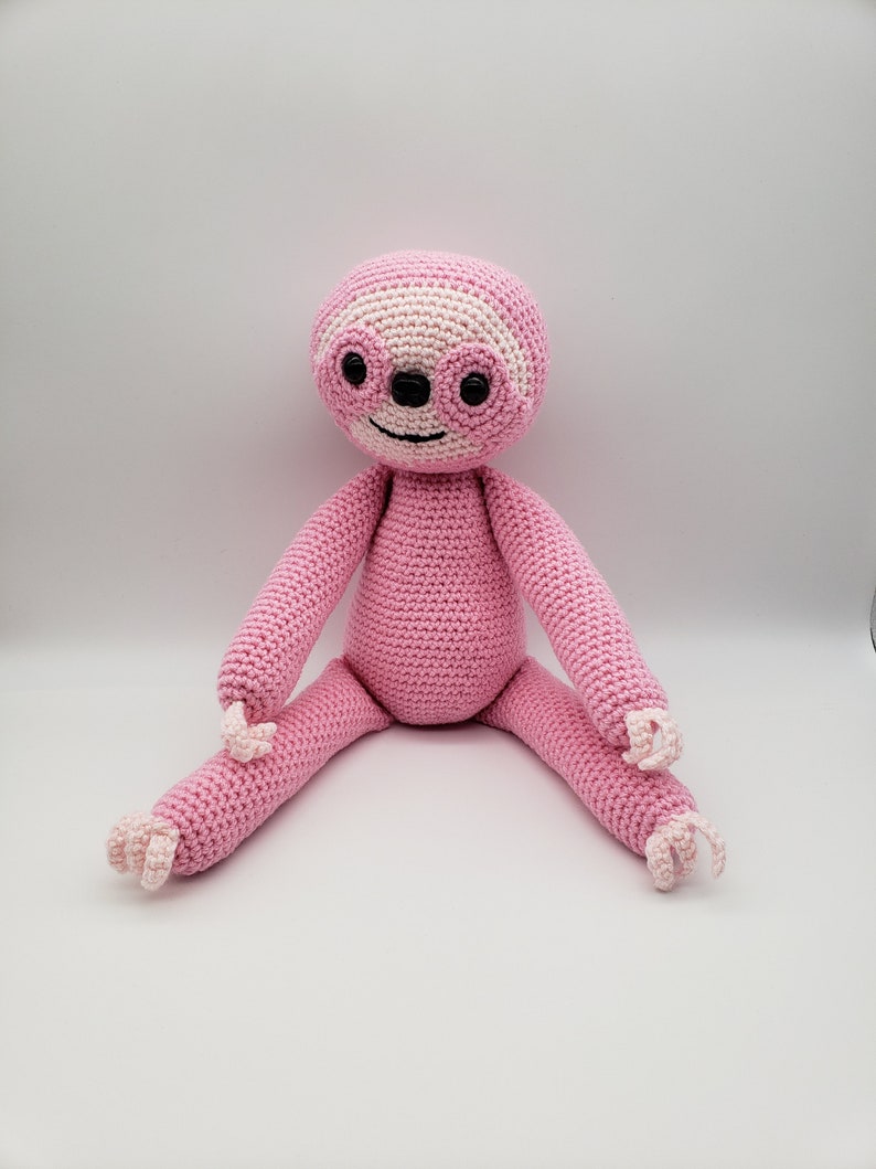 PATTERN: crochet sloth pattern, sloth amigurumi pattern, amigurumi animal pattern, sloth pattern image 6