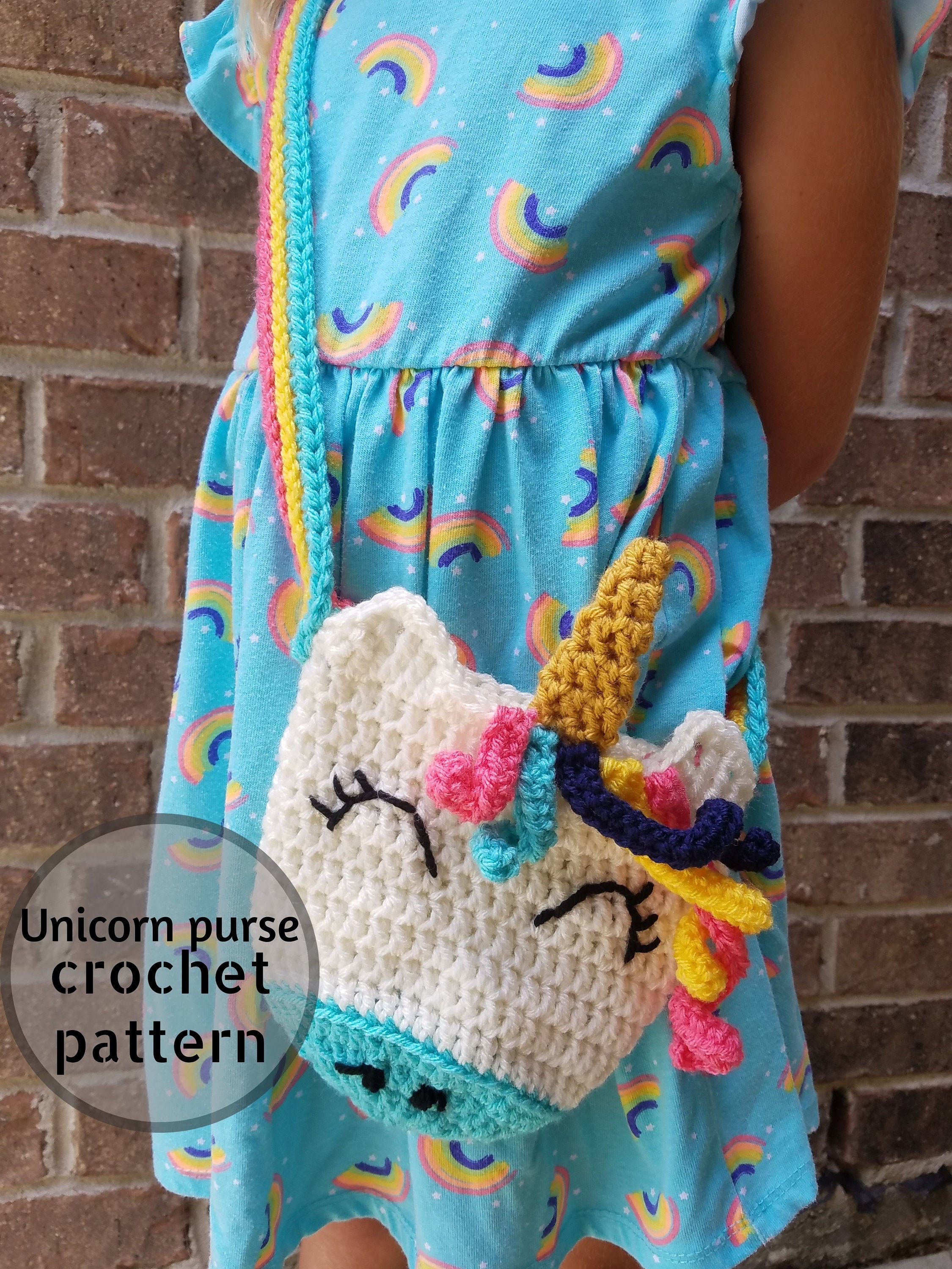 Crochet Unicorn Coin Purse Tutorial & Pattern - YouTube
